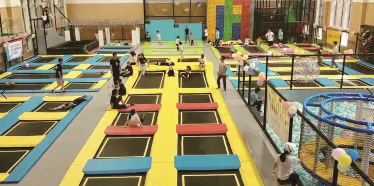 浙江寧波JUMP空間蹦床主題館